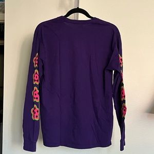 Golf Wang Purple and Pink Floral Long Sleeve Tee